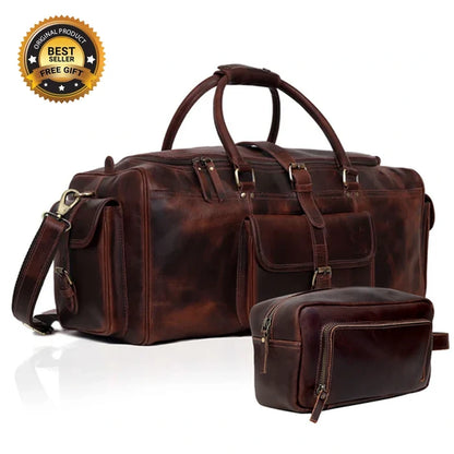 Roosevelt Leather Duffle Combo
