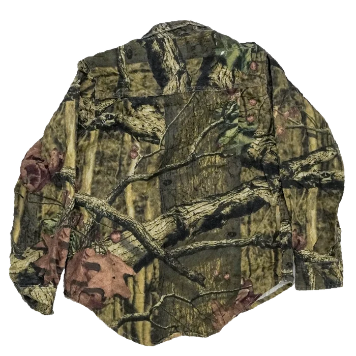 Russell Outdoors Mossy Oak Break Up Camo Kids Field Shirt - Medium - Army & Outdoors - Field Shirts