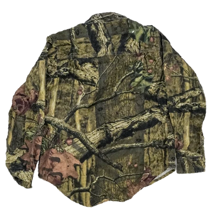 Russell Outdoors Mossy Oak Break Up Camo Kids Field Shirt - Medium - Army & Outdoors - Field Shirts