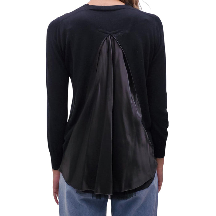 SACAI BLACK CARDIGAN - SIZE 2/M