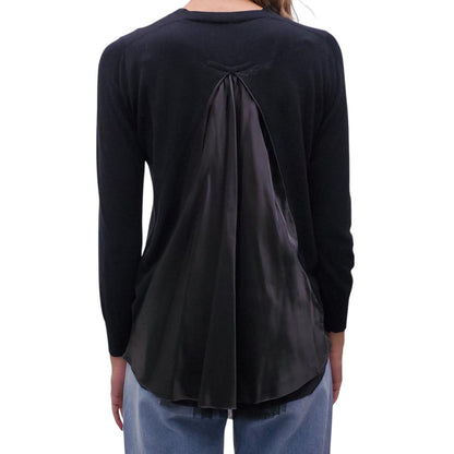 SACAI BLACK CARDIGAN - SIZE 2/M