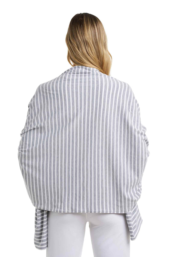 Color_ Grey/White Stripe