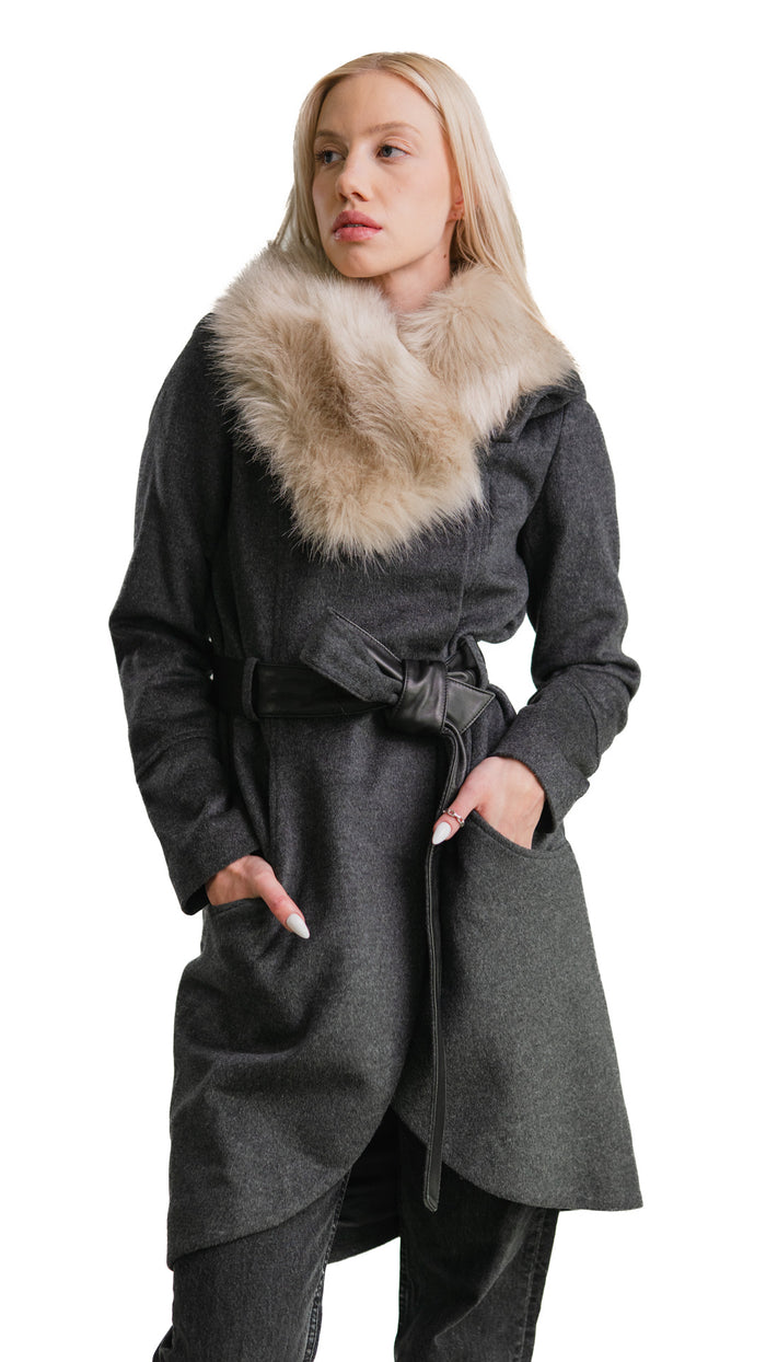Sasha Jacket With Faux Fur