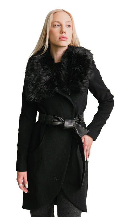 Sasha Jacket With Faux Fur