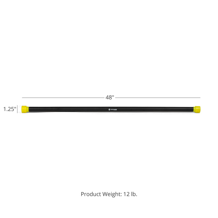 Scratch and Dent - 12 lb Aerobic Exercise Body Bar - FINAL SALE