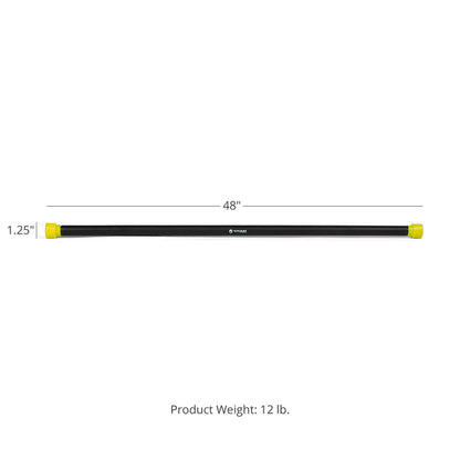 Scratch and Dent - 12 lb Aerobic Exercise Body Bar - FINAL SALE