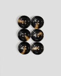 Southern Gents Button Pack - Dark Brown Horn