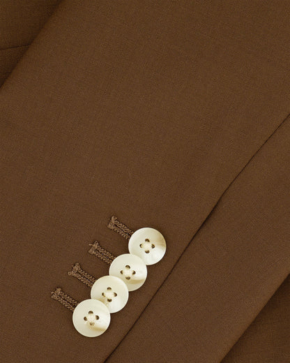 Southern Gents Doublebreasted Blazer - Tobacco Brown