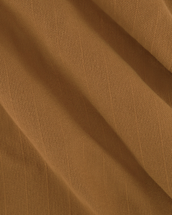 Southern Gents Knit Polo - Tipped Brown