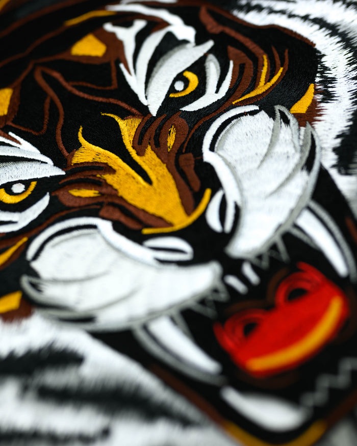 Southern Gents Silver Tiger Patch