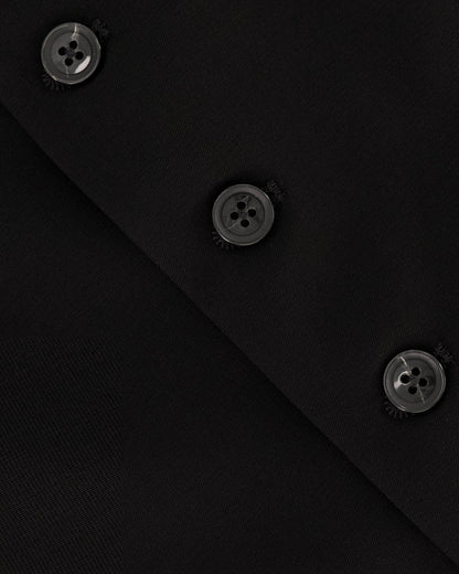 Southern Gents Single Breasted Vest - Black