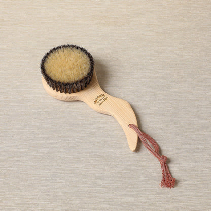Short handle cypress body brush