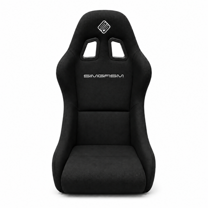 SIMGASM | Core Bucket Racing Seat - Black - Sim Race Webshop B.V.