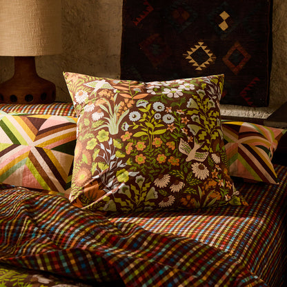 Sloane Cotton Euro Pillowcase Set - Umber