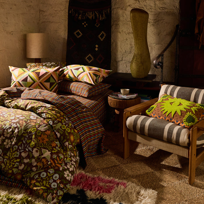 Sloane Cotton Quilt Cover - Umber Single