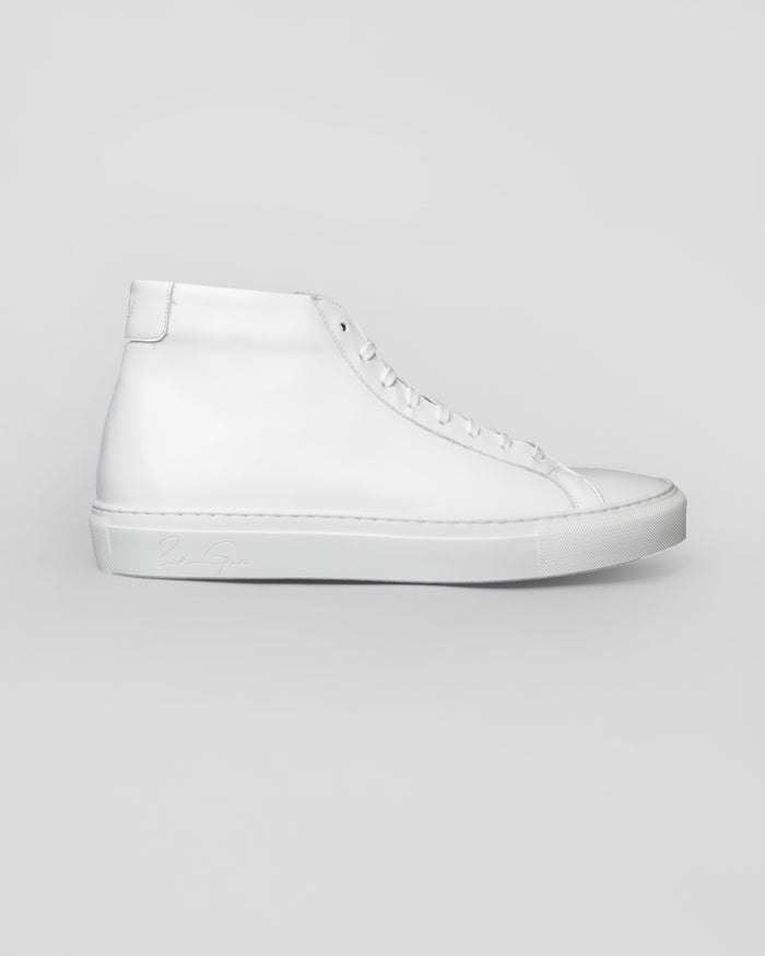 Southern Gents White Sneaker - Mid