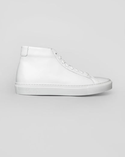 Southern Gents White Sneaker - Mid