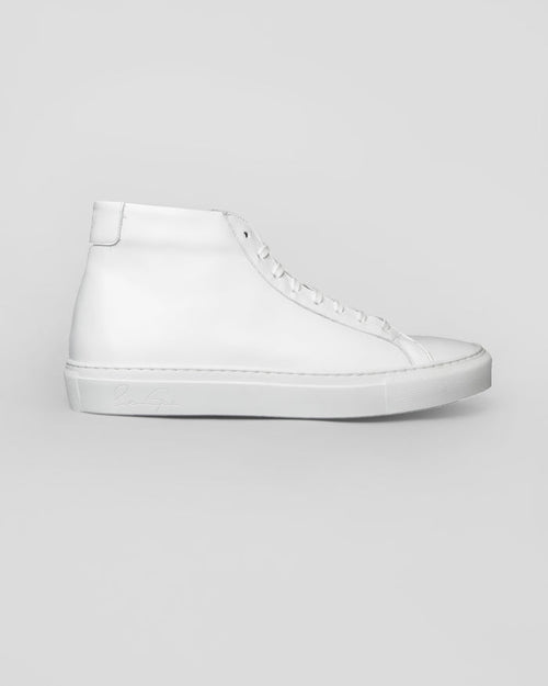Southern Gents White Sneaker - Mid