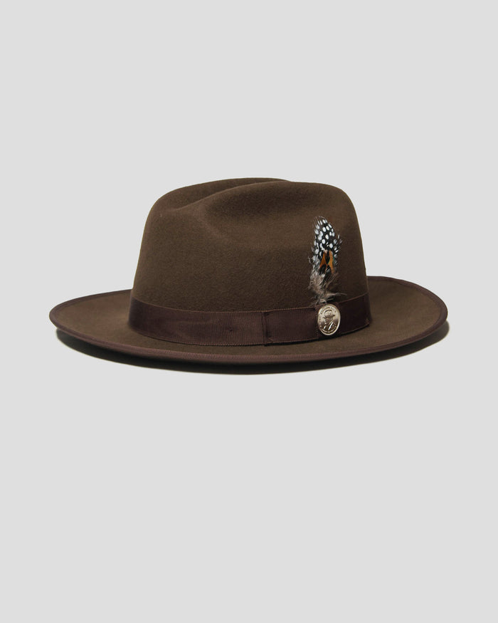 SG Miller Ranch Fedora - Chocolate
