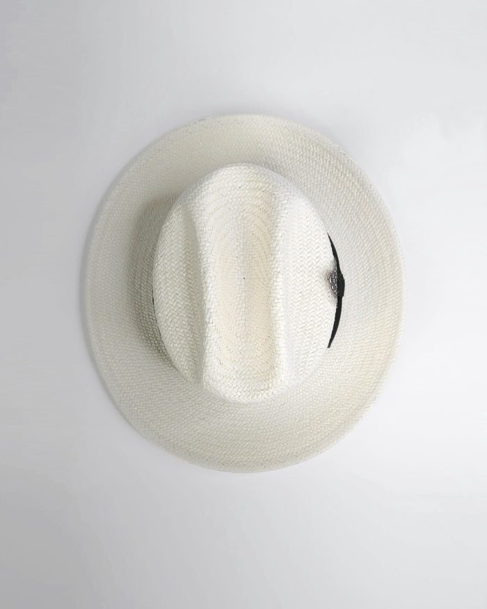 Southern Gents Miller Ranch Straw  Fedora - Ivory