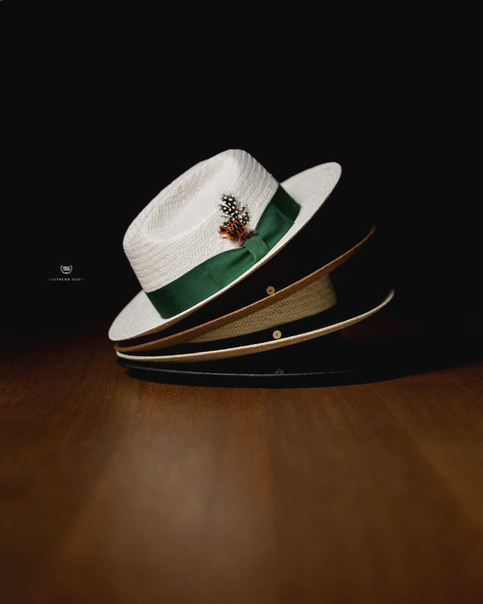 Southern Gents Miller Ranch Straw  Fedora - Ivory