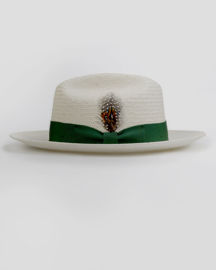 Southern Gents Miller Ranch Straw  Fedora - Ivory