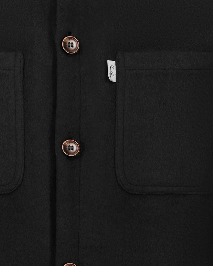 Southern Gents Overshirt Jacket - Black