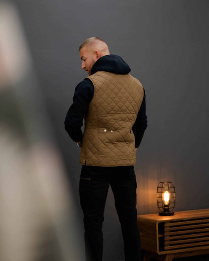 Southern Gents Quilted Vest - Bronze