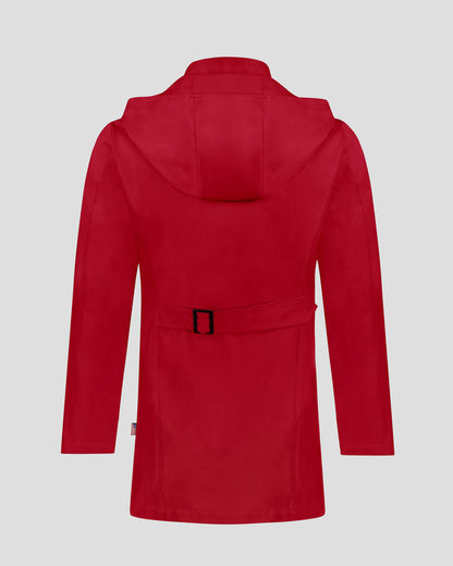 Southern Gents Toggle Raincoat - Red