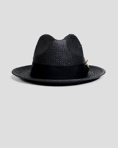 Southern Gents Trilby Fedora Hat - Black