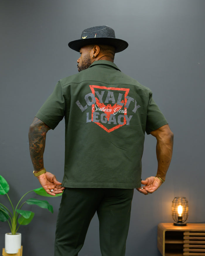 Southern Gents Utility Work Shirt - Olive