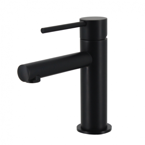 Star Mini Black Basin Mixer - Acqua Bathrooms