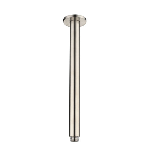 Benalla Star Round Brushed Nickel Shower Arm - Acqua Bathrooms
