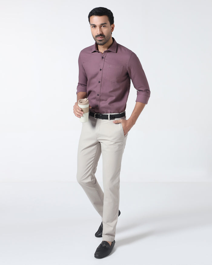 Stone Textured Khakis - Kary