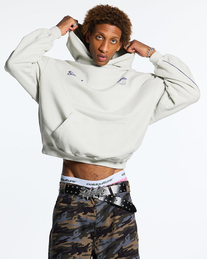 STORMWING HOODIE LIGHT GREY - COLD CULTURE