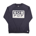 Sub Fuzz Sweatshirt Charcoal Grey w/White