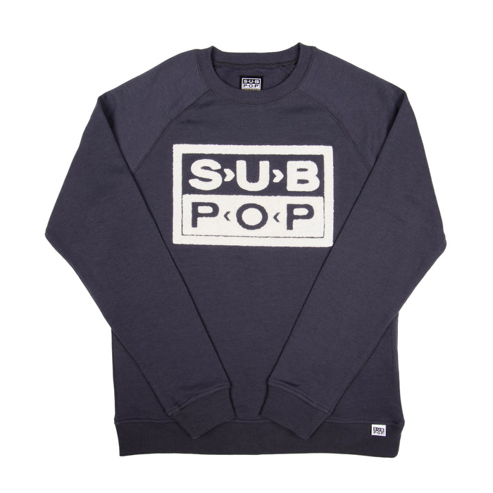 Sub Fuzz Sweatshirt Charcoal Grey w/White