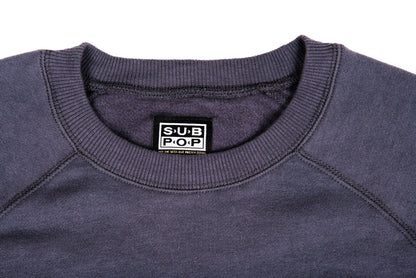Sub Fuzz Sweatshirt Charcoal Grey w/White