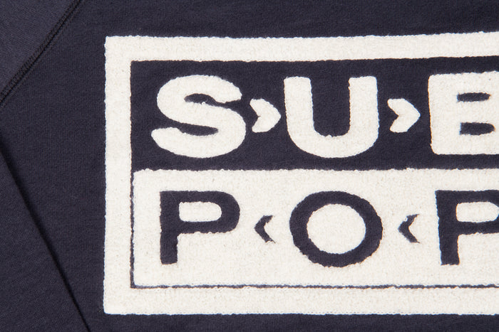 Sub Fuzz Sweatshirt Charcoal Grey w/White