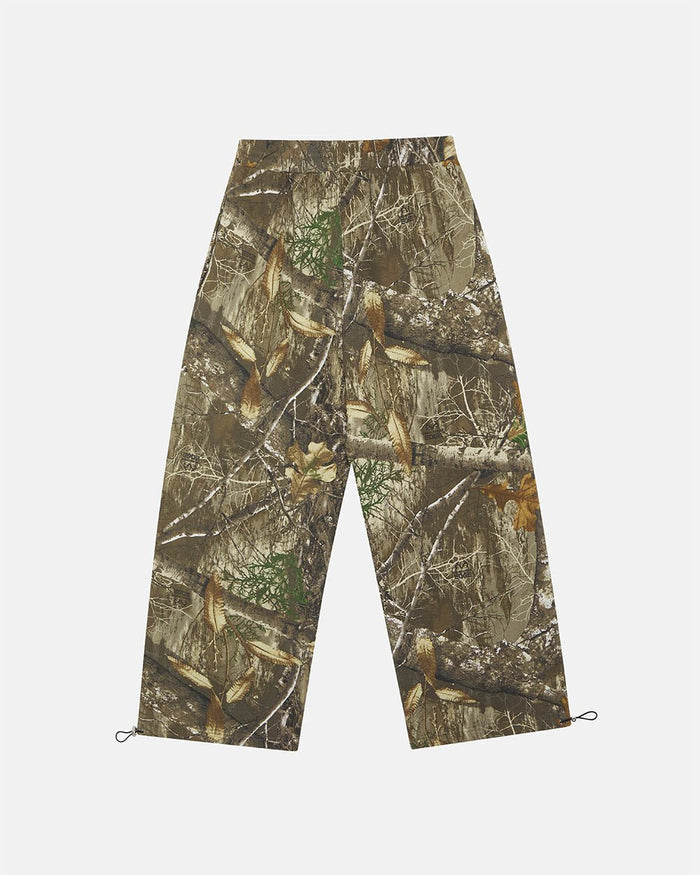 SWEATPANTS REALTREE EDGE - brown camo sweatpants, back view - Cold Culture