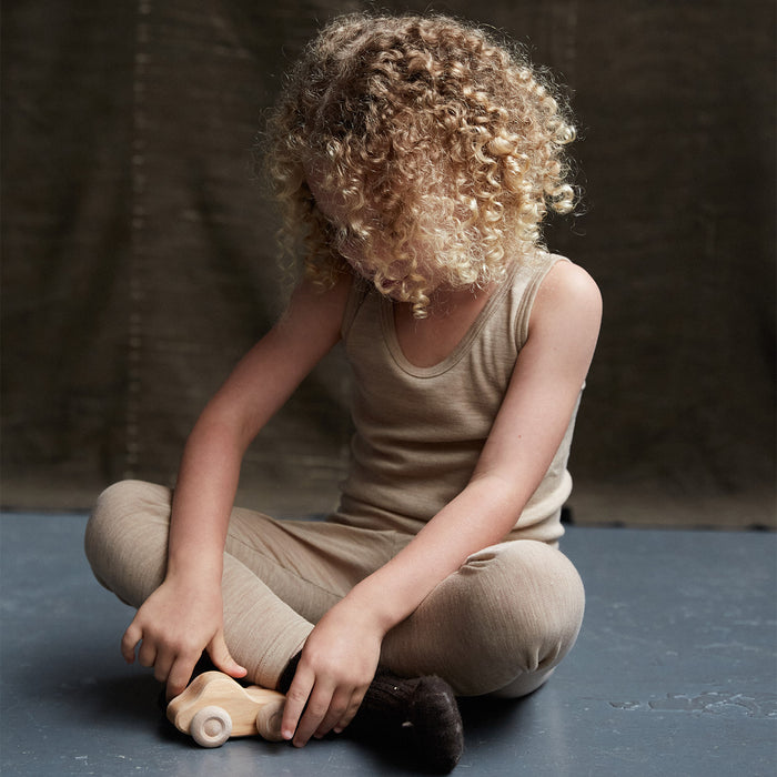 Swift Kids Top - Merino Wool & Silk - Sandstorm