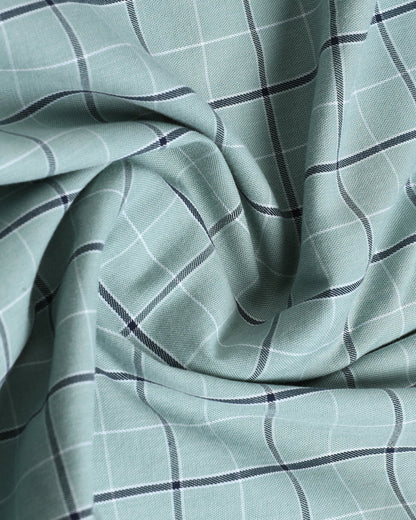 Teal Check Shirt - Havro