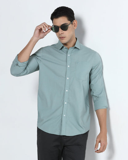 Teal Textured Shirt - Recon