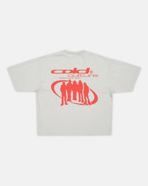 TEAM TEE PALE GREY - COLD CULTURE
