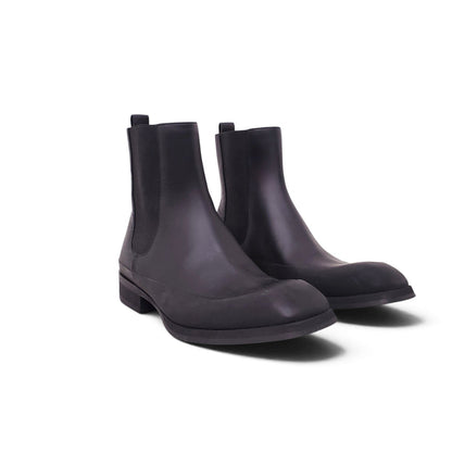 THE ROW BLACK CHELSEA BOOTS - SIZE 37.5