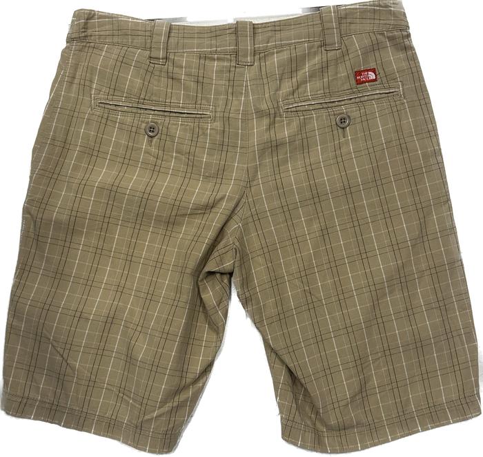 TheNorthFace Plaid Brown Shorts