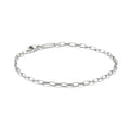 THOMAS SABO Charm bracelet paperclip Silver