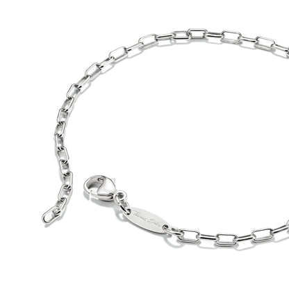 THOMAS SABO Charm bracelet paperclip Silver