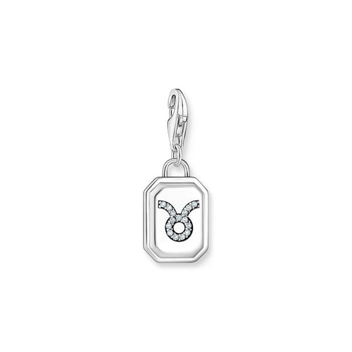 THOMAS SABO Charm Pendant Taurus Zodiac Sign Silver