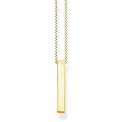 Thomas Sabo Necklace Golden Cuboid